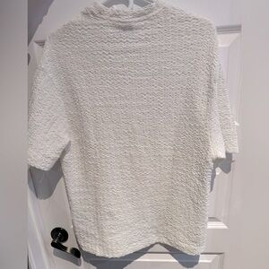 White Zara T-Shirt - Size small fits like medium - never worn - 10/10 condition